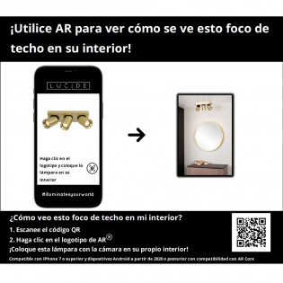 Regleta de focos LED Nigel (3x5W)