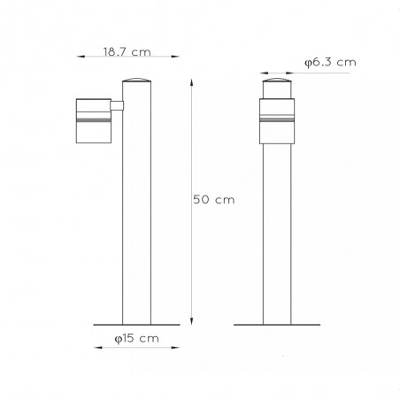 Baliza de exterior LED Arne (5W)