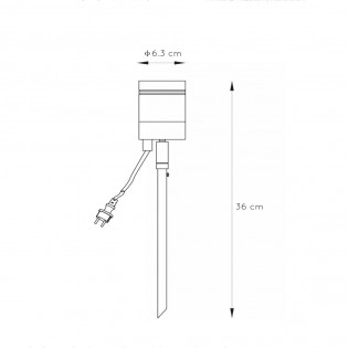 Foco de exterior LED Arne (5W)