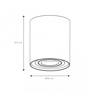 Foco de techo Tube