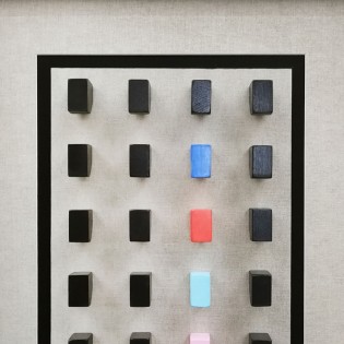 Cuadro con madera tallada en 3D V (90x60cm.)