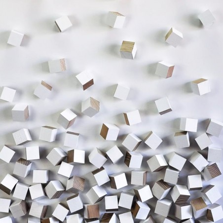 Cuadro con madera tallada en 3D VI (90x60cm.)