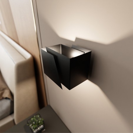 Aplique de pared Corzo Negro
