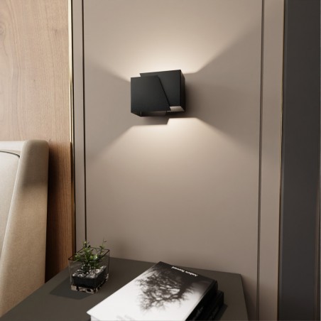 Aplique de pared Corzo Negro
