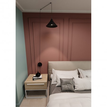 Aplique de pared Cerremo Negro
