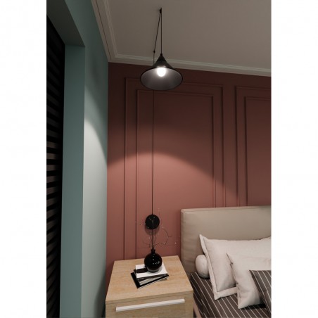 Aplique de pared Cerremo Negro