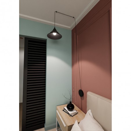Aplique de pared Cerremo Negro