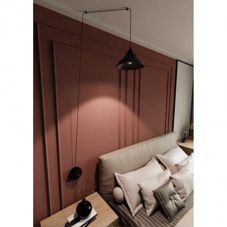 Aplique de pared Cerremo Negro