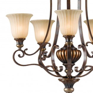 Lámpara de araña Kelham Hall