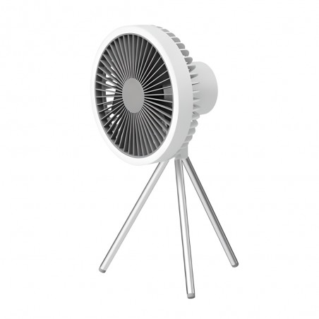 Ventilador de mesa portátil con batería LED Brise (5.5W)