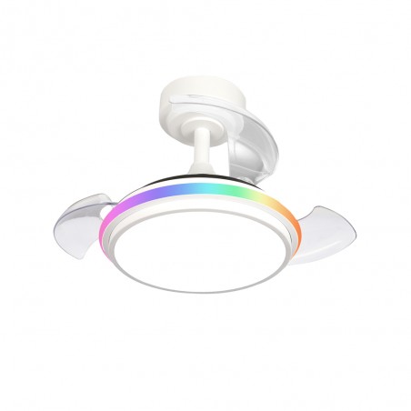 Ventilador LED aspas plegables Antila Mini XS RGB CCT (40W)
