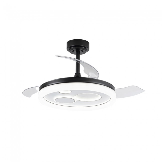 Ventilador LED con aspas plegables Naira CCT Dim (50W)