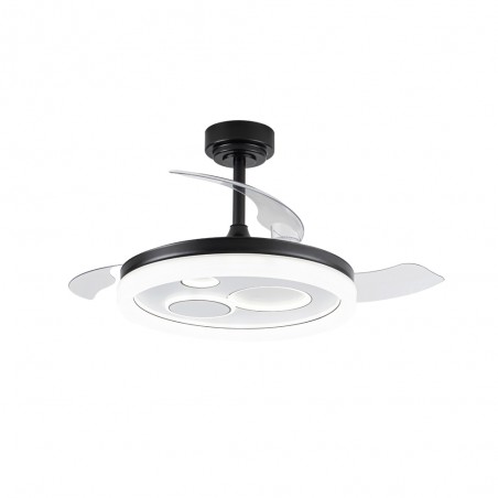 Ventilador LED con aspas plegables Naira CCT Dim (50W)