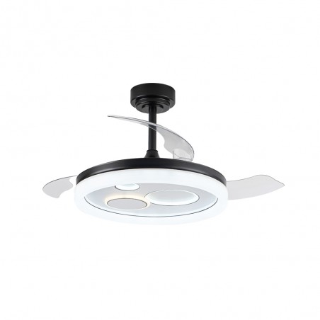 Ventilador LED con aspas plegables Naira CCT Dim (50W)