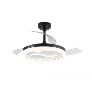 Ventilador LED con aspas plegables Naira CCT Dim (50W)