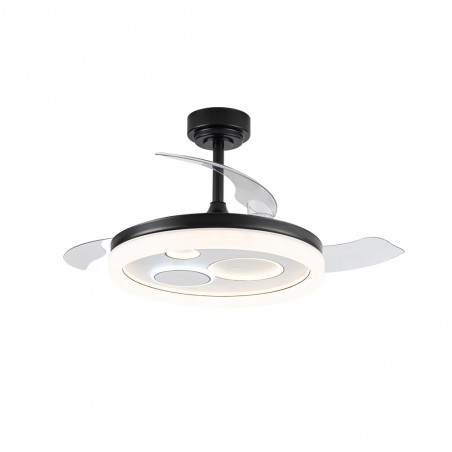 Ventilador LED con aspas plegables Naira CCT Dim (50W)