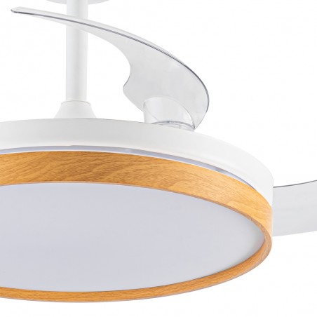 Ventilador LED aspas plegables Panam CCT Dim (72W)