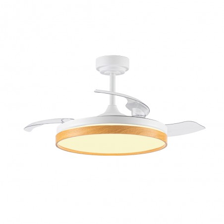 Ventilador LED aspas plegables Panam CCT Dim (72W)