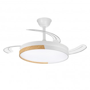 Ventilador LED aspas plegables Ecoro CCT Dim (45W)