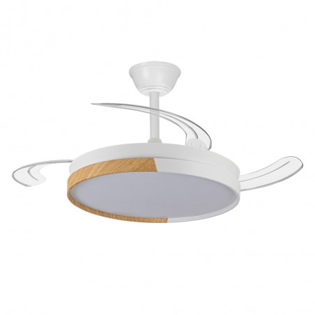 Ventilador LED aspas plegables Ecoro CCT Dim (45W)