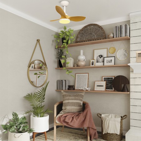 Ventilador de techo LED Stel Mini S CCT Dim (20W)