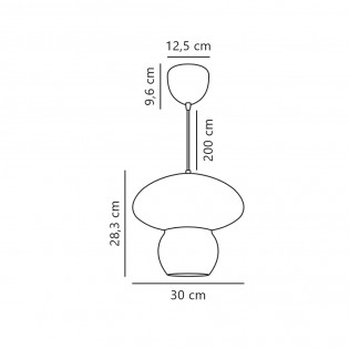 Lámpara de techo Allie
