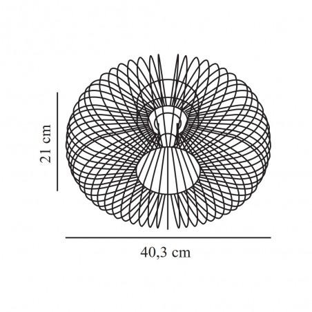 Aplique de pared Beroni