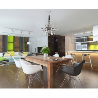 Lámpara de araña Dunja (6...