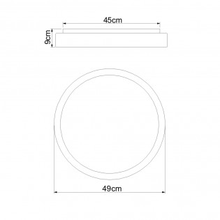 Plafón de techo LED Sonny CCT (24W)