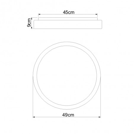 Plafón de techo LED Sonny CCT (24W)