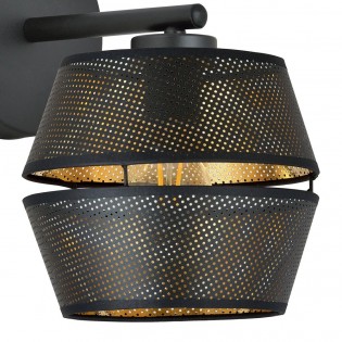 Aplique de pared Venice Negro