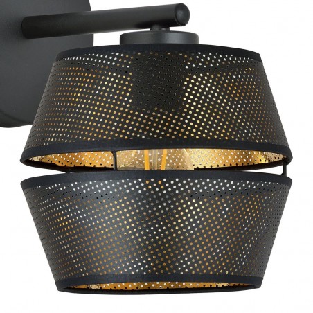 Aplique de pared Venice Negro