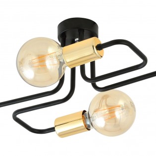 Plafón de techo Vender Oro (4 luces)