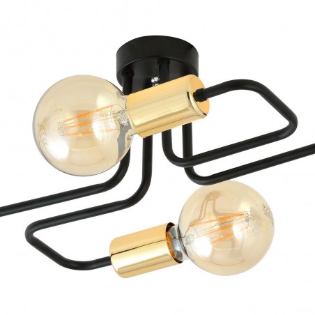 Plafón de techo Vender Oro (4 luces)