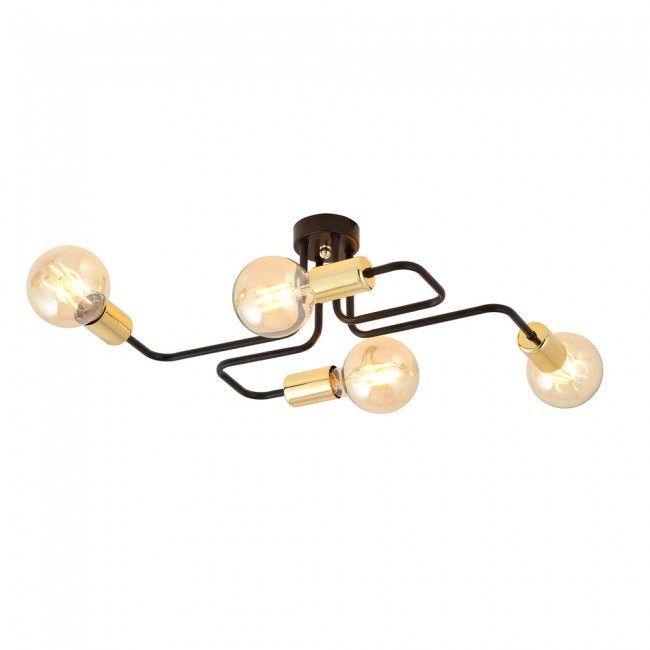 Plafón de techo Vender Oro (4 luces)