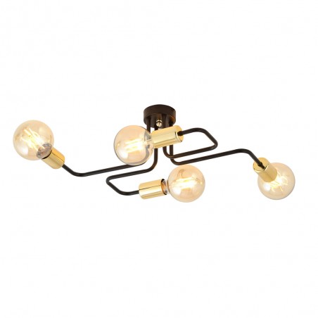 Plafón de techo Vender Oro (4 luces)