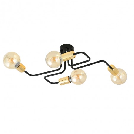 Plafón de techo Vender Oro (4 luces)