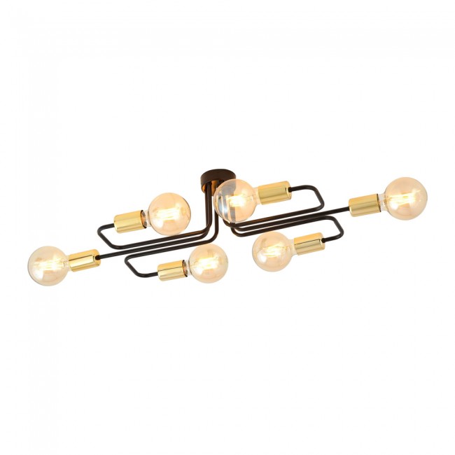Plafón de techo Vender Oro (6 luces)