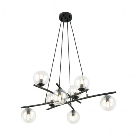 Lámpara colgante Lotra Transparente (8 luces)