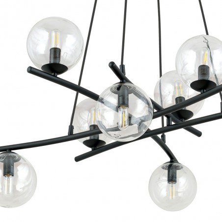 Lámpara colgante Lotra Transparente (8 luces)
