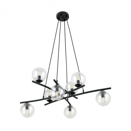 Lámpara colgante Lotra Transparente (8 luces)