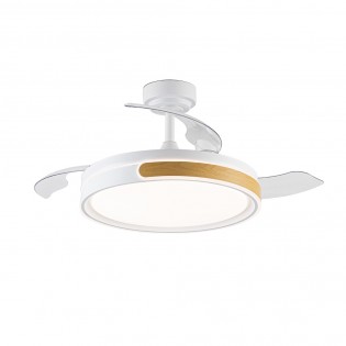 Ventilador LED aspas plegables Nemi CCT Dim (72W)