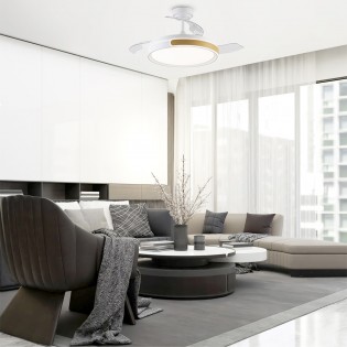 Ventilador LED aspas...