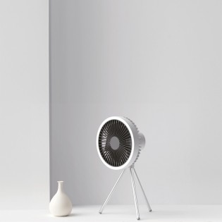 Ventilador de mesa portátil con batería LED Sentry (5.5W)