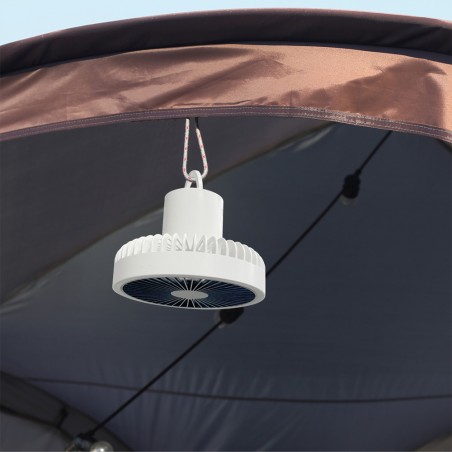 Ventilador de mesa portátil con batería LED Sentry (5.5W)