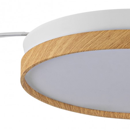 Ventilador LED aspas plegables Arpino Blanco CCT Dim (45W)