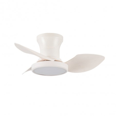 Ventilador de techo LED Milfero Blanco CCT Dim (20W)