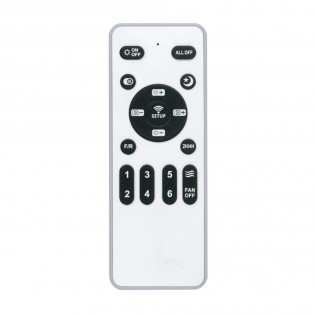 Ventilador de techo LED Milfero Blanco CCT Dim (20W)