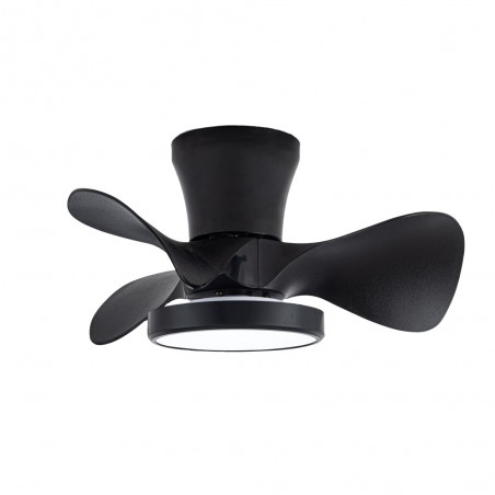 Ventilador de techo LED Merial Negro CCT Dim (20W)