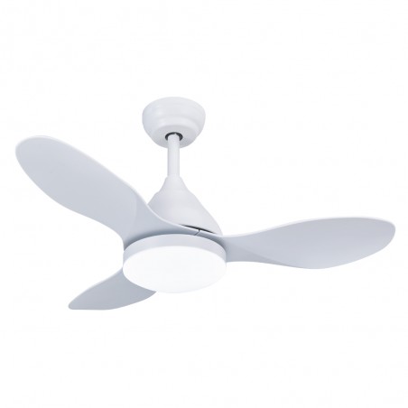 Ventilador de techo LED Cavil Mini Blanco CCT Dim (20W)